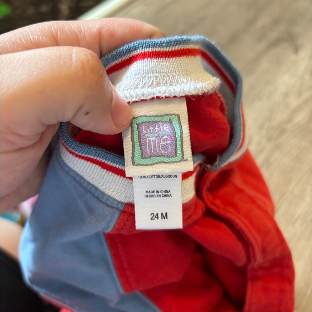 Vintage 2000s Y2K toddler boy t shirt romper colorful dog puppy embroidered 24M - Picture 4 of 4